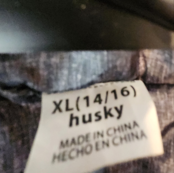 Boys Gray,black Puffer Vest - Picture 5 of 5